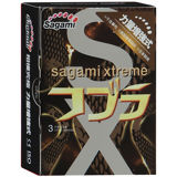 Презервативы SAGAMI Cobra 3шт. конусообразные супер облегающие