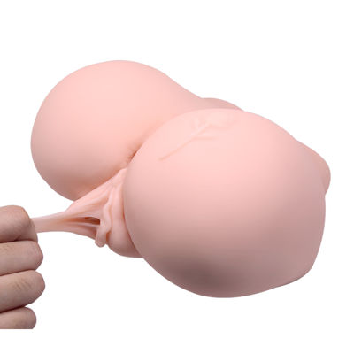 Мастурбатор CRAZY BULL Vagina and Ass с двойным отверстием и вибрацией