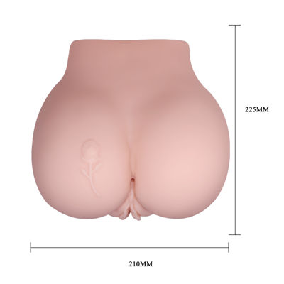 Мастурбатор CRAZY BULL Vagina and Ass с двойным отверстием и вибрацией