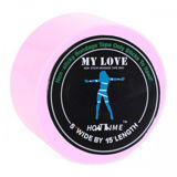 Бондажная лента My love светло-розовая