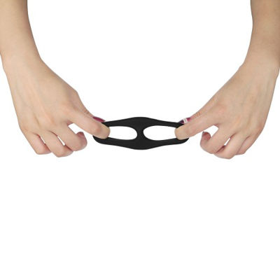 Двойное эрекционное кольцо Ultra Soft Platinum-Cure Silicone Cockring черное