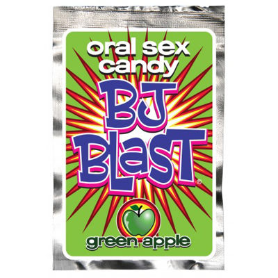 Шипучие конфеты для орального секса со вкусом яблока BJ Blast