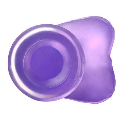 Фаллос на присоске Jelly Studs Crystal Dildo Medium пурпурный