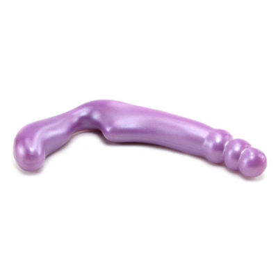 Безремневой фиолетовый страпон из силикона The Gal Pal