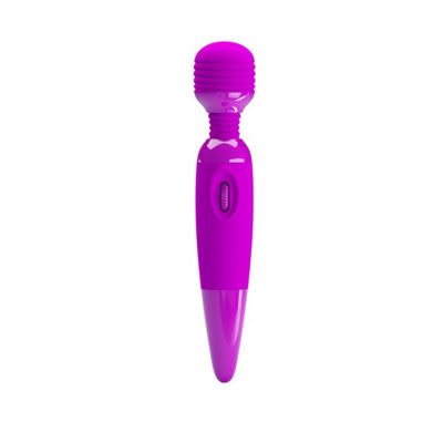 Вибромассажер силиконовый и из ABS-пластика Power wand 25 см розовый