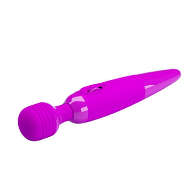 Вибромассажер силиконовый и из ABS-пластика Power wand 25 см розовый