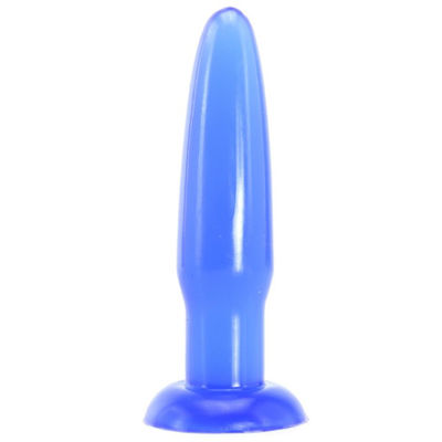 Анальная пробка Basix Rubber Works Beginners Butt Plug Blue