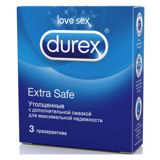 Изображение Презервативы Durex №3 Extra Safe плотные с дополнительной смазкой