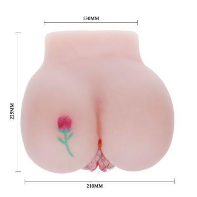 Мастурбатор вагина и попка в Догги стиле с татуировкой розы