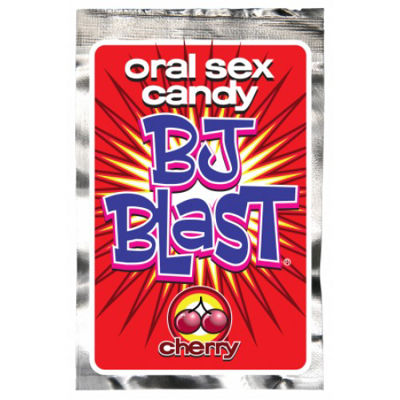 Шипучие конфеты для орального секса со вкусом вишни BJ Blast