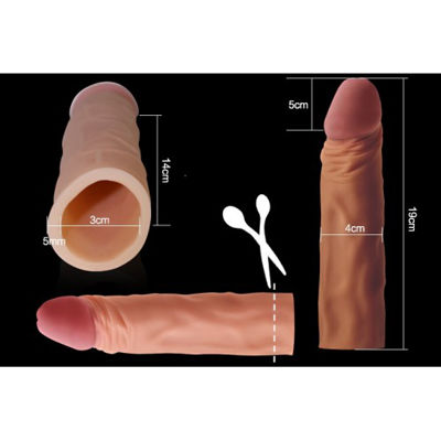 Насадка на пенис Pleasure X-tender Series мулат
