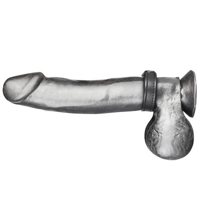 Кольцо на пенис из искусственной кожи на клепках (3 5-5 5см) Snap Cock Ring
