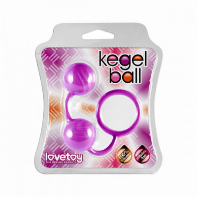 Вагинальные шарики Kegel ball пурпурные