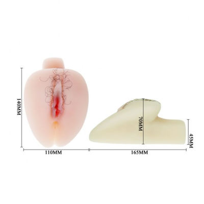 Реалистичная вагина и попка с вибрацией
