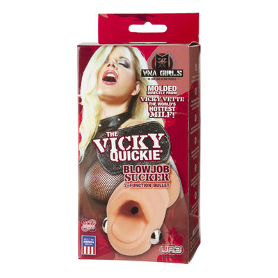 Реалистичный мастурбатор ротик с язычком и вибрацией Vicky Vette