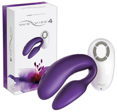 We-Vibe 4 Электровибромассажер фиолетовый с дистанционным пультом