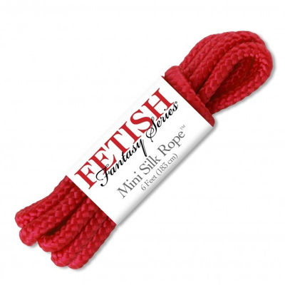 Бондажная верёвка FF Mini Silk Rope красная