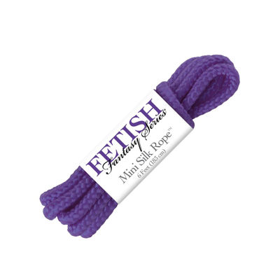 Бондажная верёвка FF Mini Silk Rope фиолетовая
