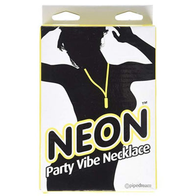 Вибро-пуля Neon Party Vibe Necklace - Yellow
