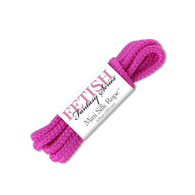 Бондажная верёвка FF Mini Silk Rope розовая