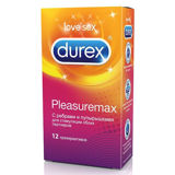 Изображение Презервативы Durex №12 Pleasuremax с ребрами и пупырышками для стимуляции обоих партнеров