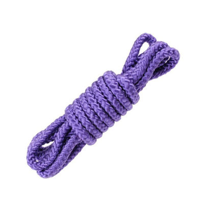 Бондажная верёвка FF Mini Silk Rope фиолетовая