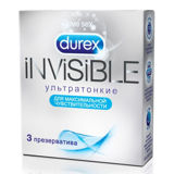 Изображение Презервативы Durex №3 Invisible (ультратонкие)