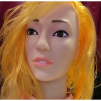 Кукла блондинка для секса с вибрацией 3D Face Love Doll
