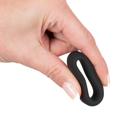 Эрекционное кольцо на пенис Black Velvets Cock Ring, черное