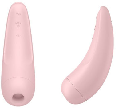 Вакуумный стимулятор Satisfyer Curvy 2+ Pink с дистанционном управлением