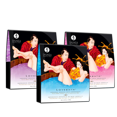 SHUNGA Соль для ванны Love bath Dragon Fruit, превращающая воду в гель, 650 г