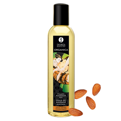 SHUNGA Массажное масло Organica Kissable Massage Oil Almond Sweetness 250 мл
