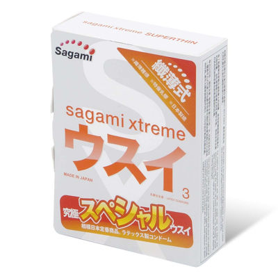 Презервативы SAGAMI Xtreme 0.04мм ультратонкие 3шт.