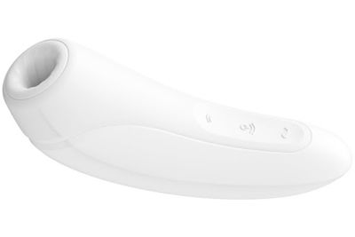 Вакуумный стимулятор Satisfyer Curvy 1+ White с дистанционном управлением