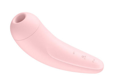 Вакуумный стимулятор Satisfyer Curvy 2+ Pink с дистанционном управлением