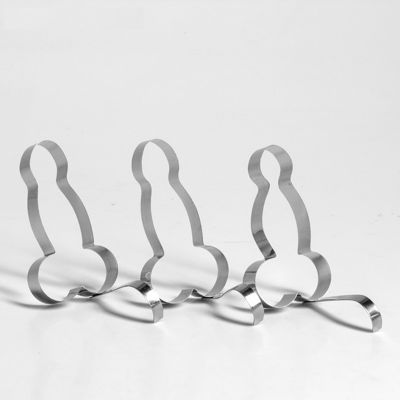 Набор форм для оладий и яичницы "Прикол", 10 х 10 х 2 см, 3 шт.   4046507