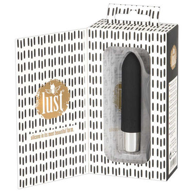 Перезаряжаемый мини-вибратор для женщин из коллекции Lust от Orion, цвет черный