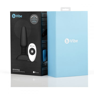 B-Vibe Анальная пробка с 3 источниками вибрации Trio Remote Control Plug 13.5 см