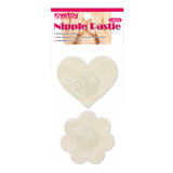 Пэстисы для груди Lace Heart and Flower Nipple Pasties (2 Pack)