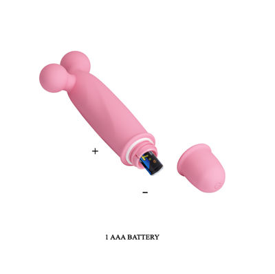 Вибратор силиконовый со стимулирующими шариками Goddard 11.8 см нежно-розовый