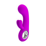 Pretty love Вибратор силиконовый Chris 15.4 см пурпурный