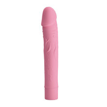 Вибратор силиконовый Vic 15.2 см, нежно-розовый