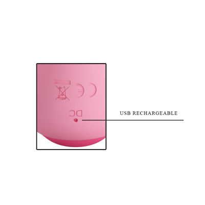 Вибратор силиконовый Zachary 17.8 см, нежно-розовый