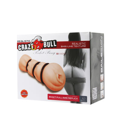 Crazy Bull Мастурбатор-вагина с утягивающими кольцами Pocket Pussy