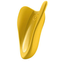 Satisfyer Универсальный вибростимулятор на палец High Fly, желтый