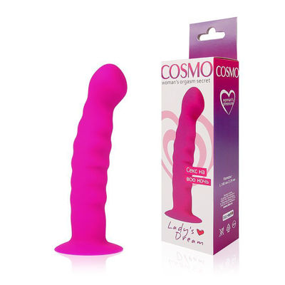 COSMO Фаллоимитатор силиконовый Lady's Dream 14 см (CSM-23027), розовый