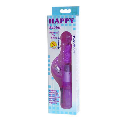 Baile Хай-тек вибратор Happy Bunny 22.5 см, фиолетовый