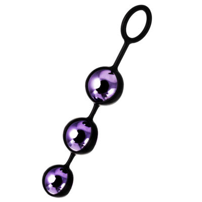 ToyFa Вагинальные шарики Pleasure Ball, фиолетовый/черный