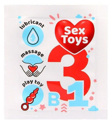 Гель-лубрикант "SexToys" одноразовая упаковка 4 г арт. LB-55145t