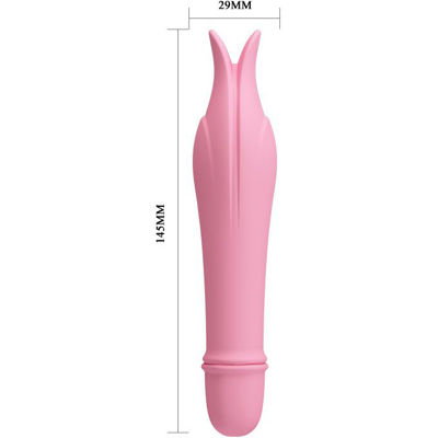 Женский вибростимулятор для клитора и сосков Pretty Love Edward (10 режимов), нежно-розовый